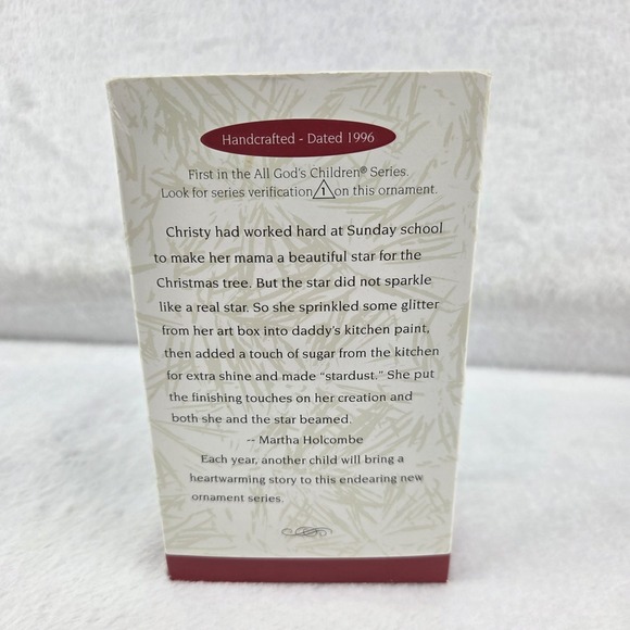 Vintage Hallmark 1996 Christy Ornament – All God's Children by Martha Holcombe - Picture 6 of 6